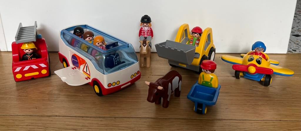 Lot de playmobil 1-2-3, Enlèvement, Utilisé, Playmobil en vrac