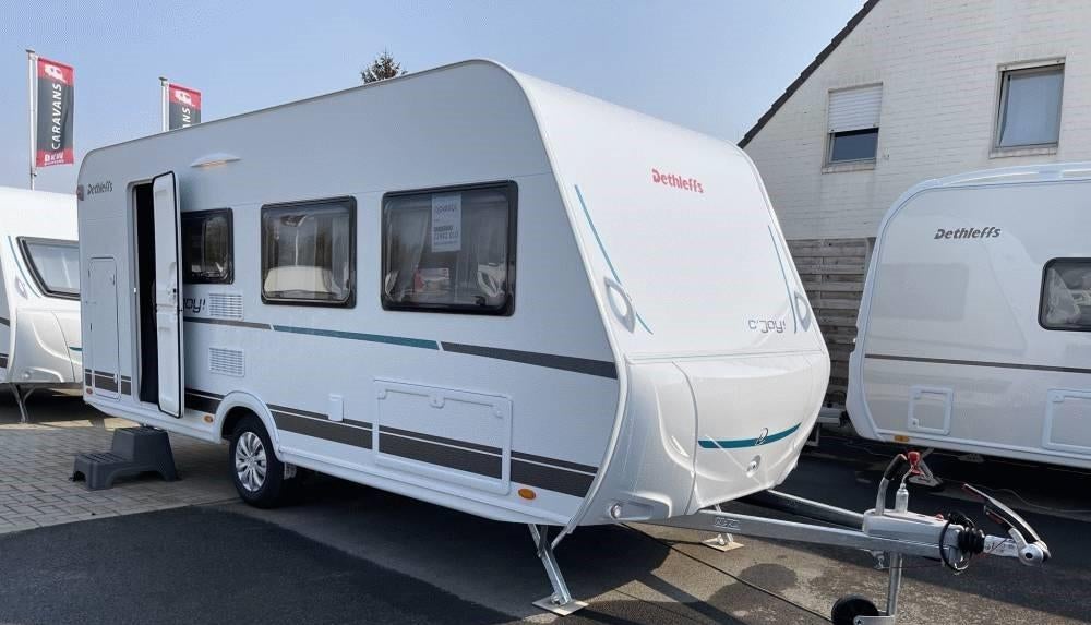 Caravan Te huur met Airco en Mover, Caravans en Kamperen, Caravans, Luifel, Particulier, Dethleffs, Tot en met 5