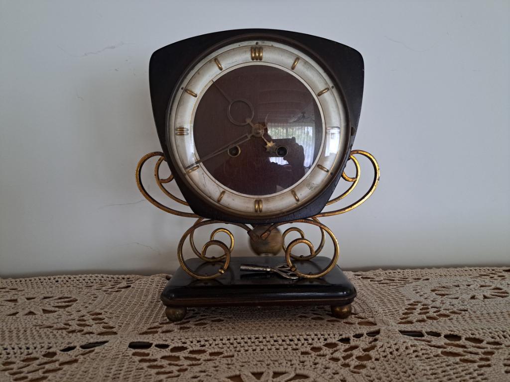 antieke tafelklok, Ophalen of Verzenden