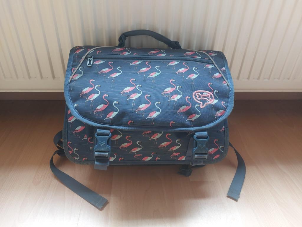 Boekentas Stones and Bones, Handtassen en Accessoires, Tassen | Schooltassen, Ophalen of Verzenden, Gebruikt, Aktetas of Boekentas