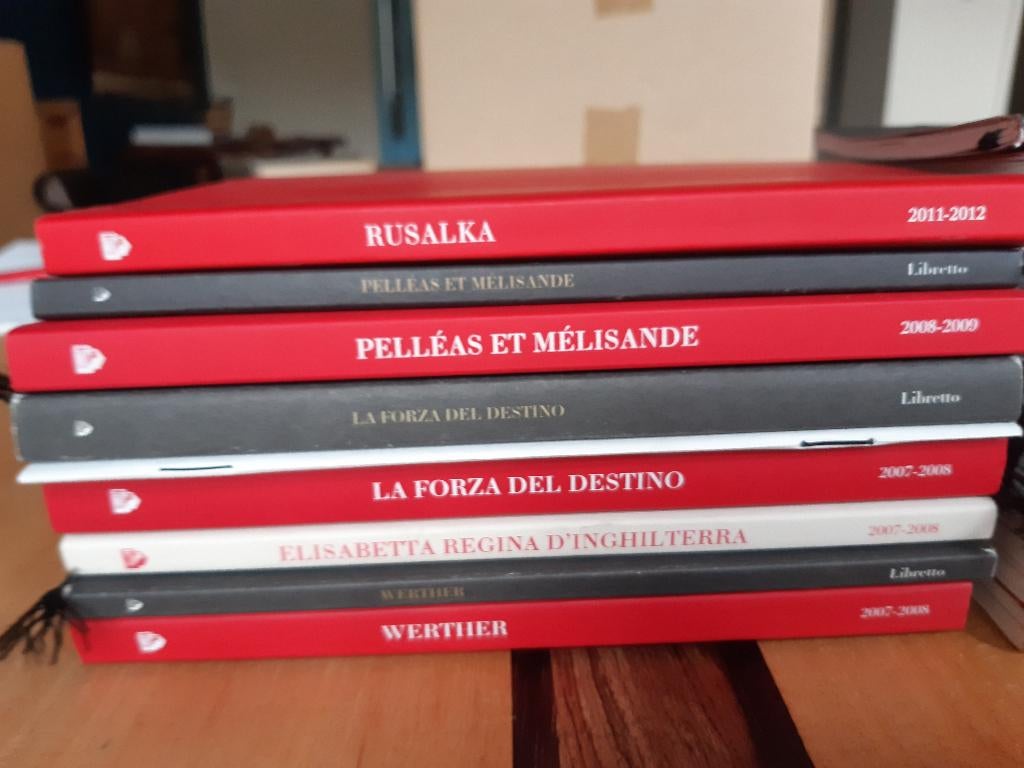 De Munt opera - programmaboeken en libretto's, Boeken, Kunst en Cultuur | Dans en Theater, Ophalen of Verzenden