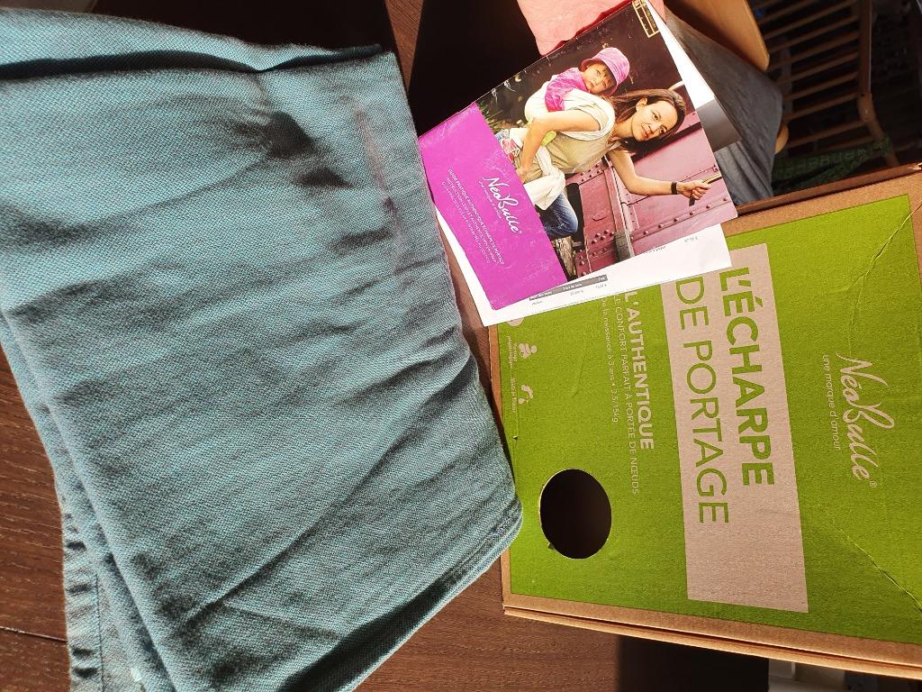 Geweven katoenen draagdoek, Draagdoek, Gebruikt, Buik, Rug of Zij, Ophalen