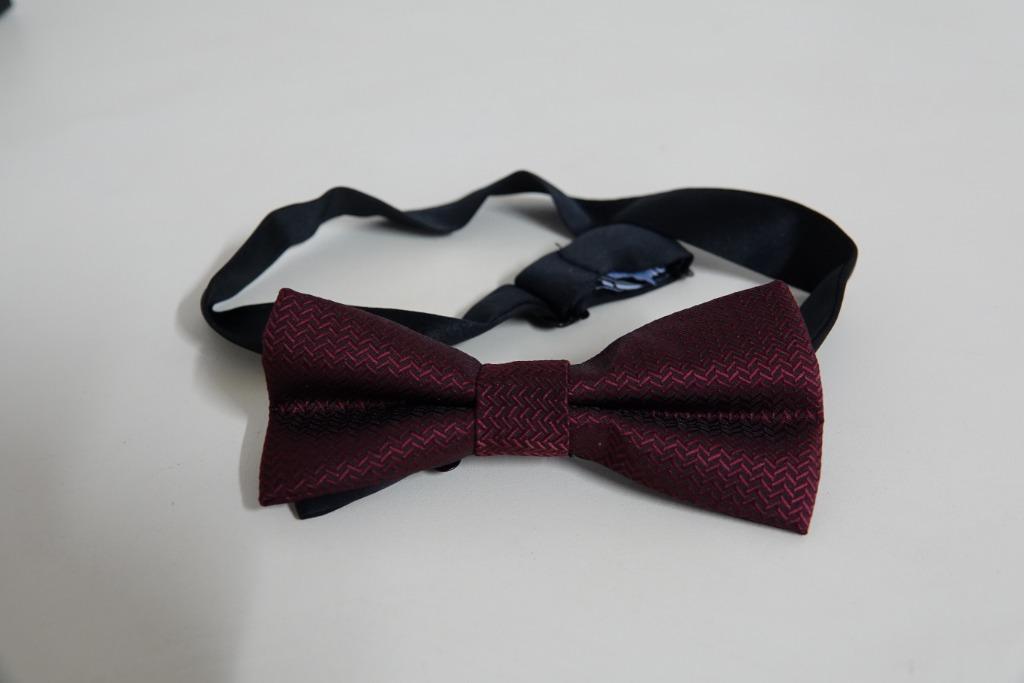 vlinderdas bordeaux  perfecte staat, Ophalen of Verzenden, Zo goed als nieuw, Effen