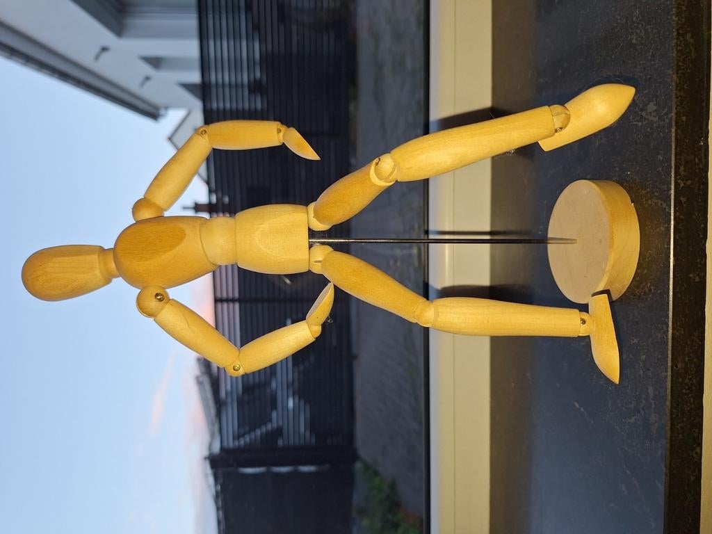 Mannequin articulé en bois, Enlèvement, Comme neuf