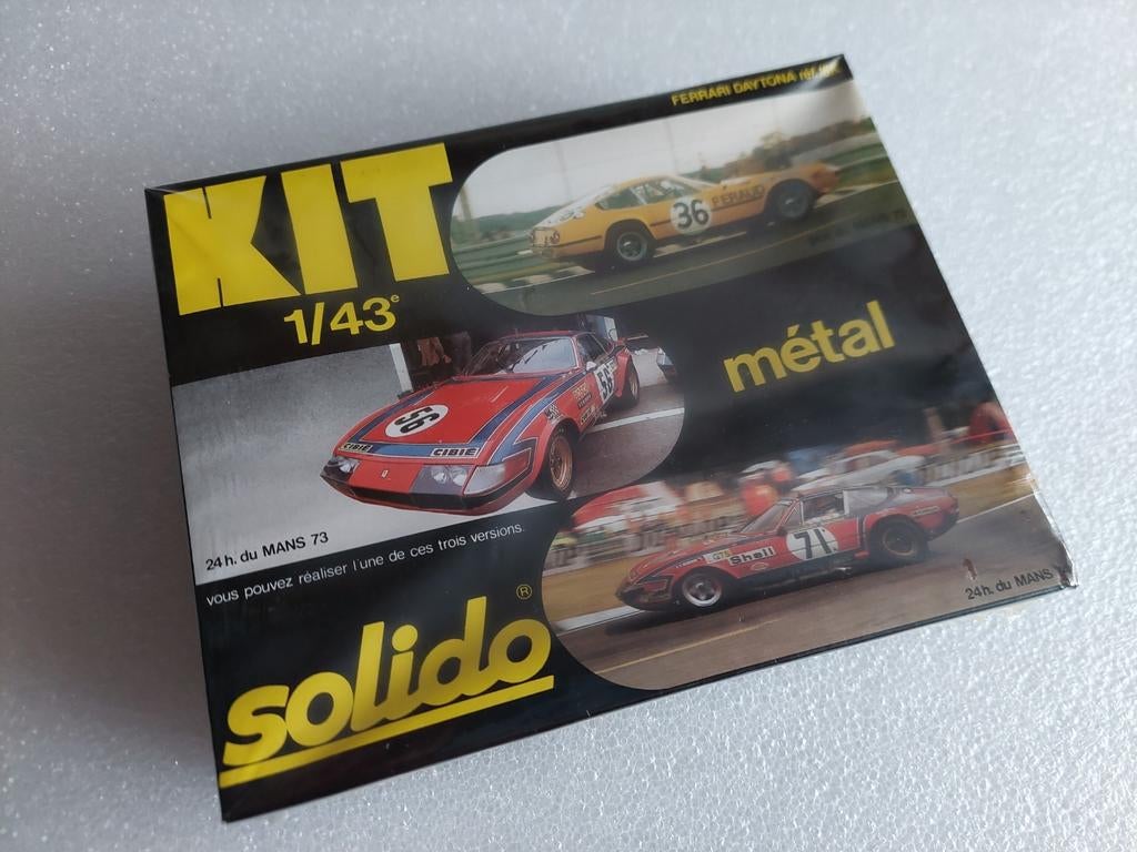 Kit Solido Ferrari Daytona, Hobby & Loisirs créatifs, Enlèvement, Comme neuf, 1:32 à 1:50, Voiture