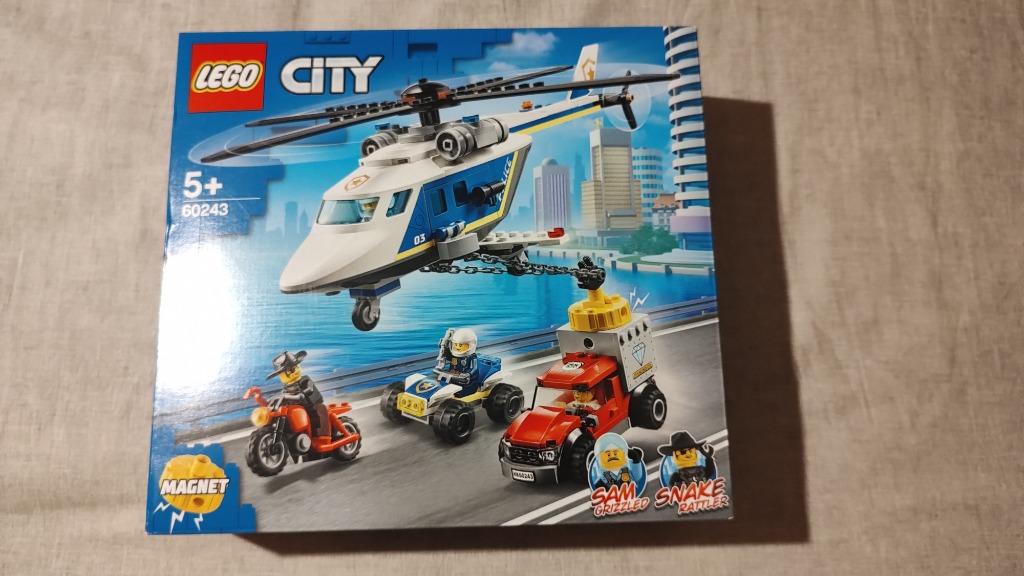Lego City 60243 – Politiehelikopter achtervolging, Kinderen en Baby's, Speelgoed | Duplo en Lego, Nieuw, Lego, Complete set, Ophalen of Verzenden