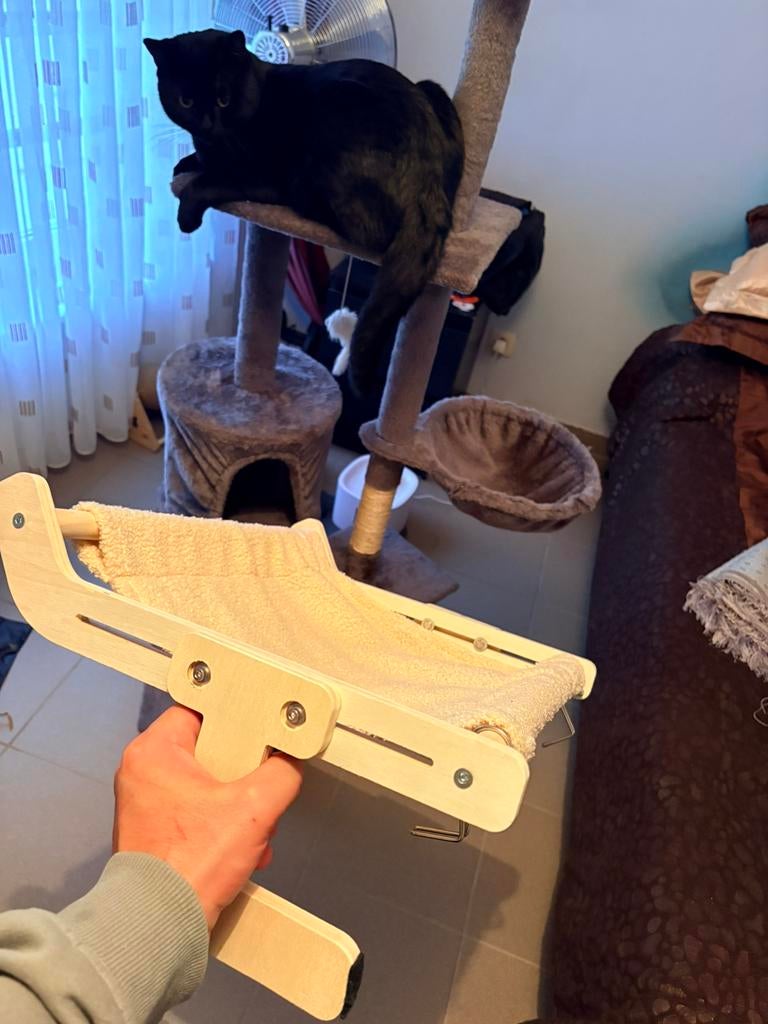 Kattenboom te koop + hangmat, Dieren en Toebehoren, Ophalen, Gebruikt