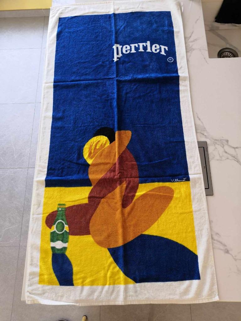 SERVIETTE DE BAIN PERRIER, Maison & Meubles, Enlèvement, Neuf, Serviette