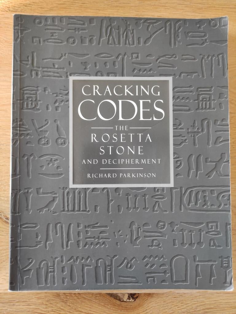 Cracking codes the Rosetta stone - Richard Parkinson, Ophalen of Verzenden, Gelezen