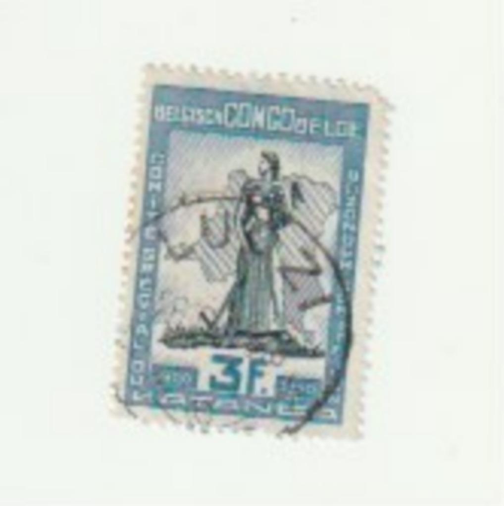 CONGO BELGE  TIMBRE 1950  COMITE SPECIAL DU KATANGA  OBLITER, Enlèvement ou Envoi, Autres pays, Affranchi