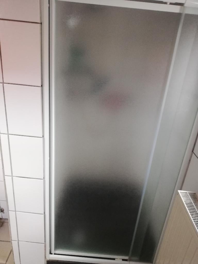 douche deur en mengkraan hansgrobe met sproeikop, Enlèvement, Utilisé, Verre, Douche