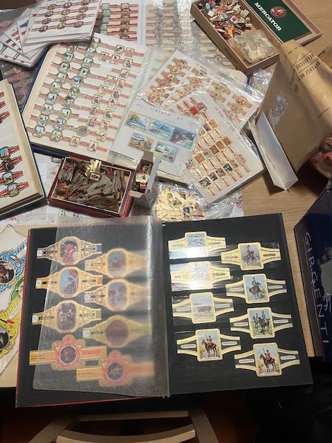 Collectie sigarenbandjes 14 albums online bieden aub, Enlèvement