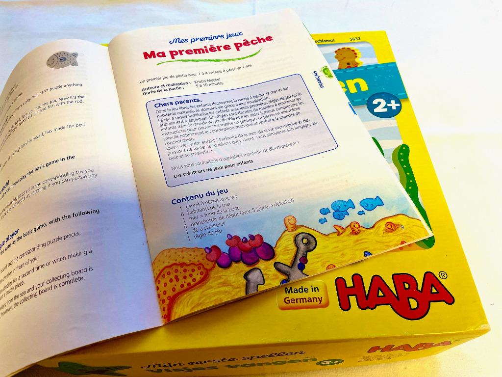 HABA-spel „Mijn eerste visvangst” 2+ jaar, Kinderen en Baby's, Speelgoed | Educatief en Creatief, Gebruikt, Ontdekken, Ophalen of Verzenden