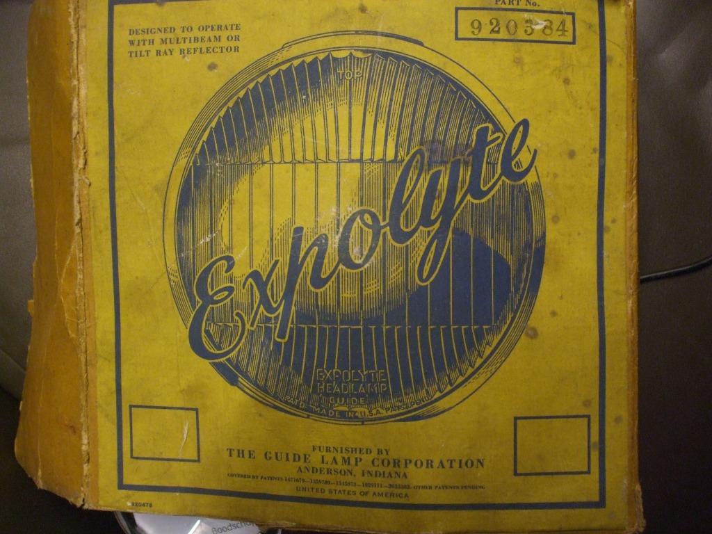 KOPLAMP GLAZEN CHEVROLET VINTAGE TILT RAY +-1936, Ophalen of Verzenden, Nieuw, Chevrolet