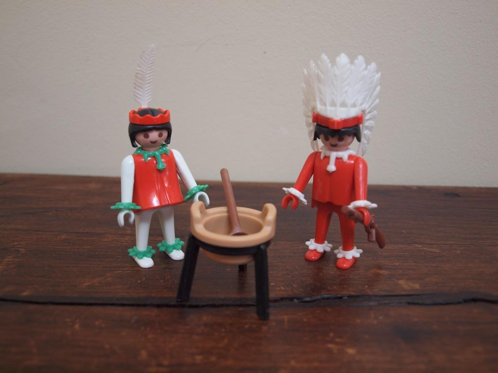 Playmobil 3179x - Indiens (rareté années 1970), Enfants & Bébés, Enlèvement ou Envoi, Utilisé, Ensemble complet