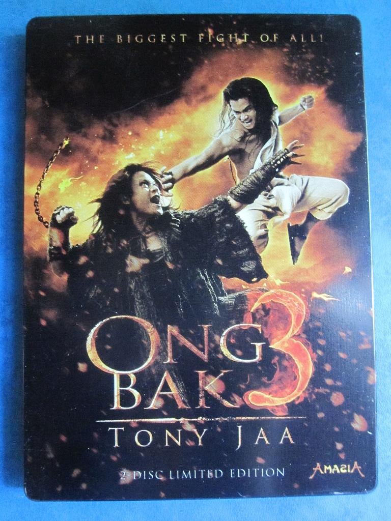 Ong-Bak 3: Muay Thai Warrior (2009) steelbook (2 disc), Vanaf 16 jaar, Boxset, Ophalen of Verzenden, Zo goed als nieuw