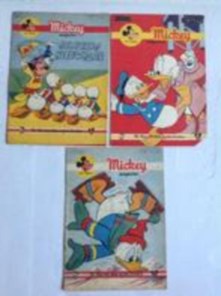 3 Weekbladen Mickey Magazine, Meerdere stripboeken, Ophalen of Verzenden, Gelezen, Walt Disney