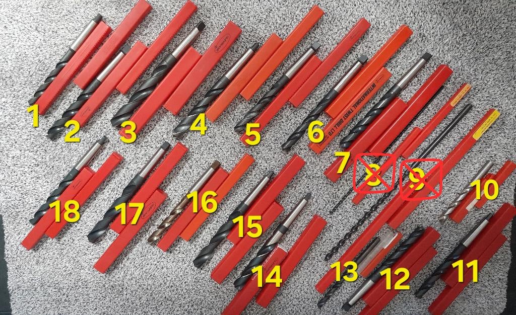 meches foret NEUVES Cleveland dans étui, Bricolage & Construction, Enlèvement ou Envoi, Neuf, Cleveland