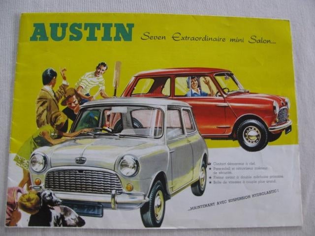 155 Austin Seven Mini folder 1964, Ophalen of Verzenden, Gelezen