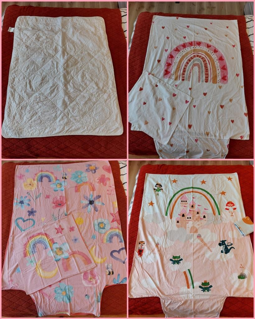 Couette 120x150 (tout-petit) avec 3 housses de couette, Enlèvement