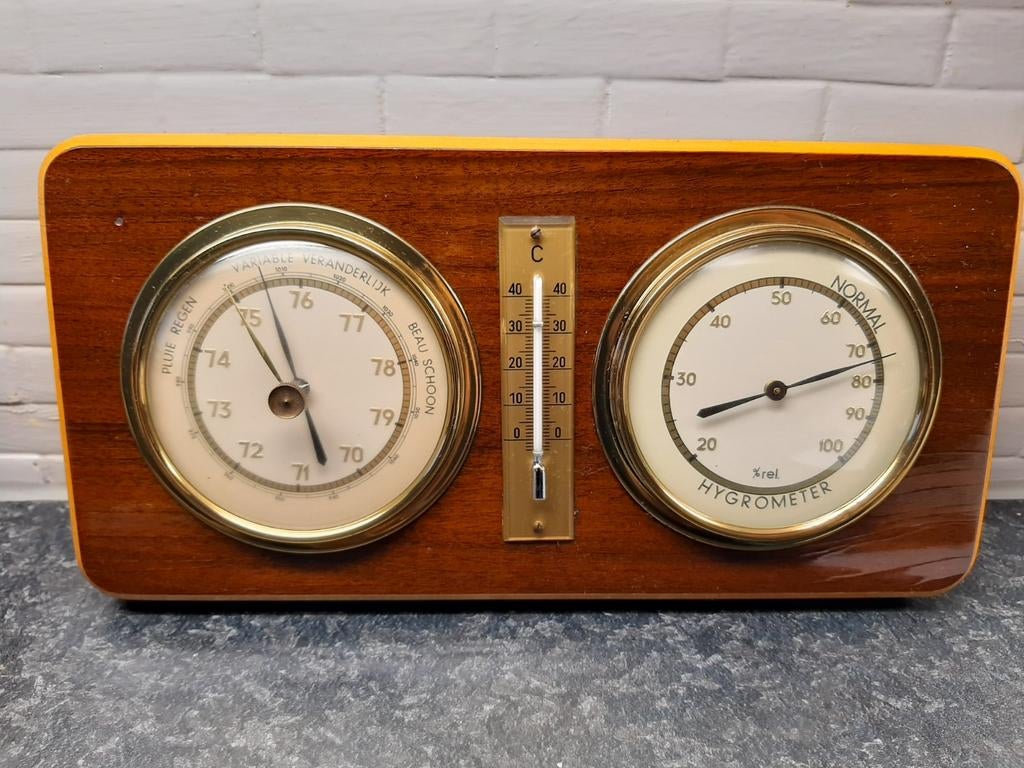 Vintage, 1950 station météo murale, Enlèvement ou Envoi