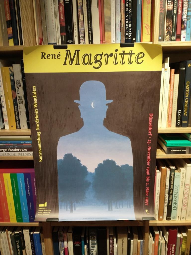 René Magritte 1997 Düsseldorf affiche, Verzamelen, Ophalen of Verzenden, Gebruikt