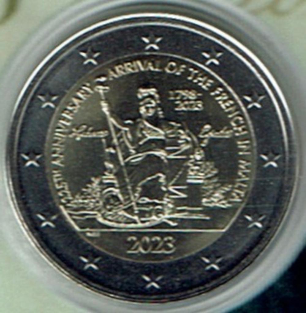 2 euro Malta 2023 Napoleon, Verzenden, Malta, 2 euro, Losse munt