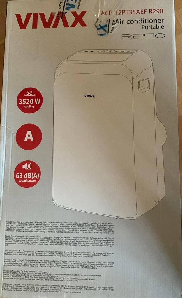 Vivax ACP-12PT35AEF, Electroménager, Climatiseurs, Chauffage, Enlèvement