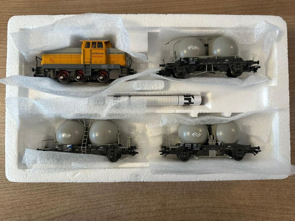 Marklin HO 28452 Set Leerdam met Delta Code - Originele Verp, Wisselstroom, Treinset, Ophalen of Verzenden, Zo goed als nieuw