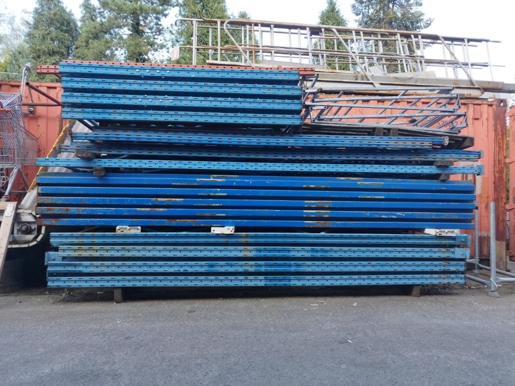 Palletstelling - enkel staanders 470 x 105 cm, Ophalen, Stow - oud model, Info@timshop.be, Geen idee