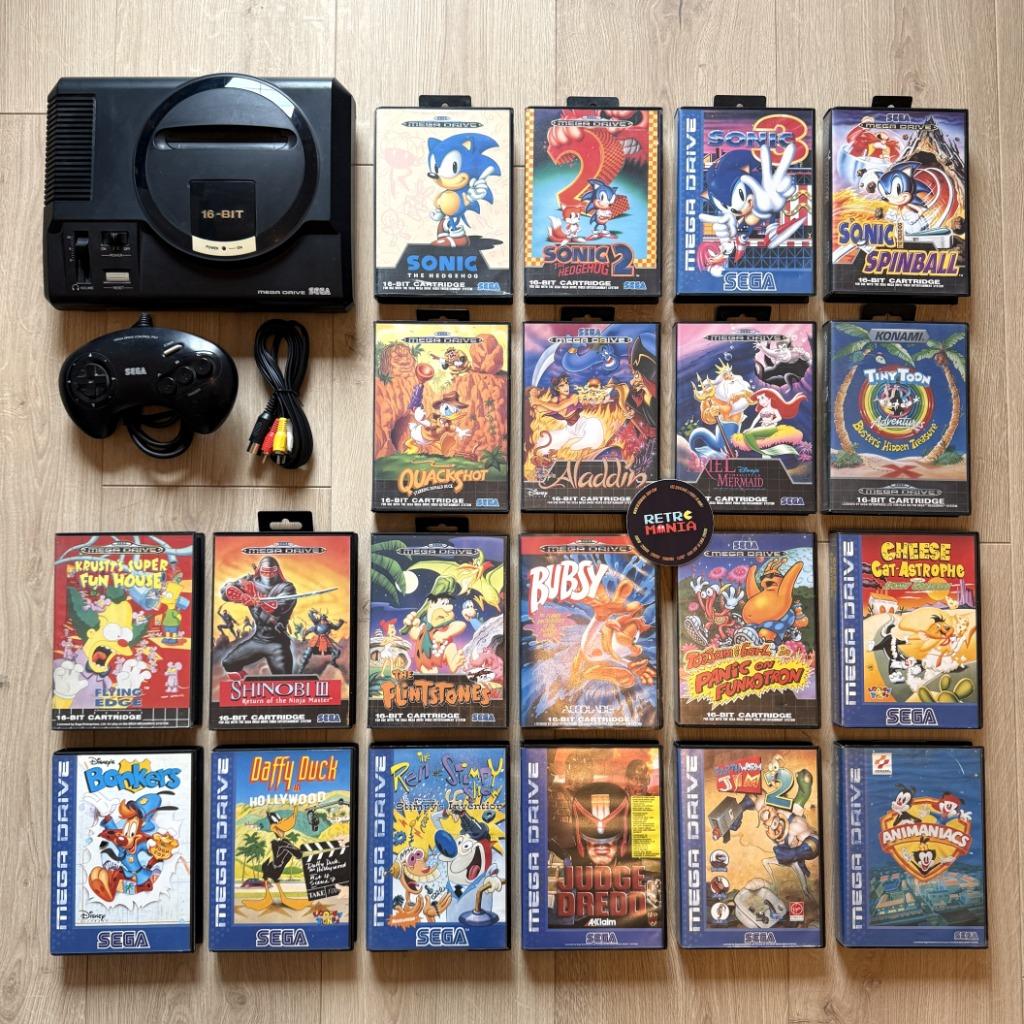 Console Sega Megadrive + Jeux, Consoles de jeu & Jeux vidéo, Jeux | Sega, Comme neuf, Mega Drive, Enlèvement ou Envoi