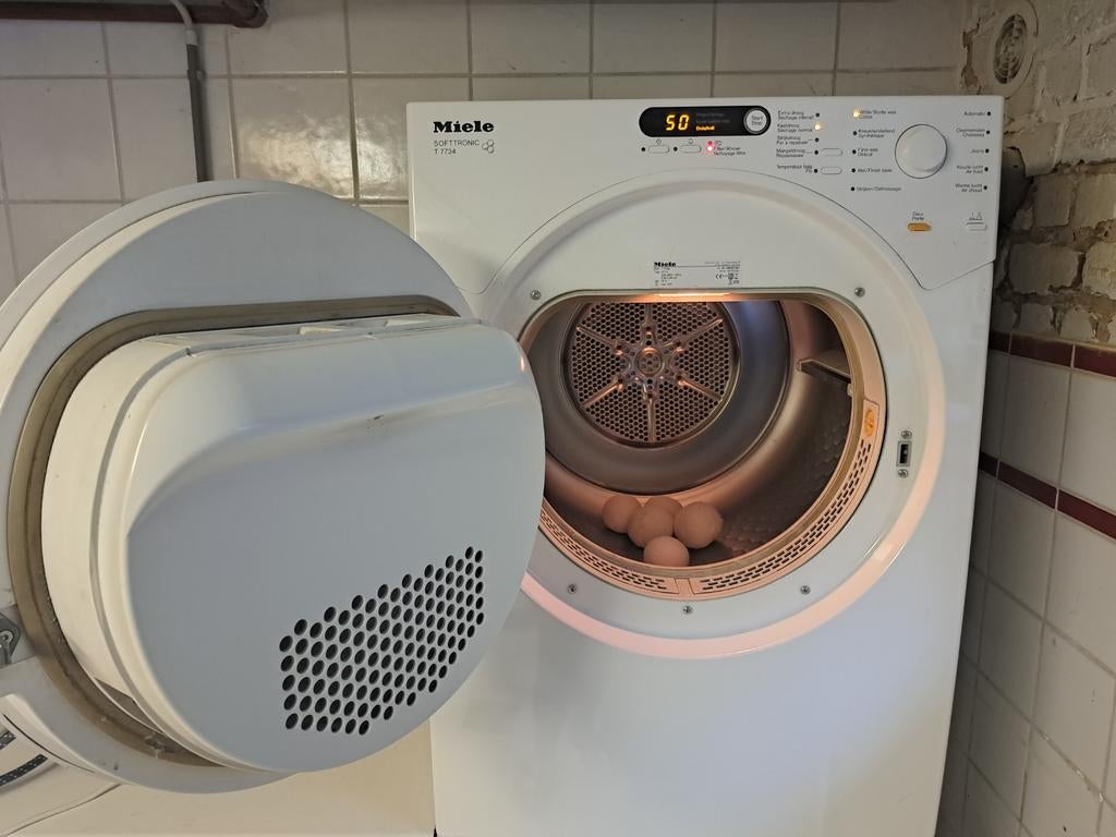 Miele softtronic t 7734 met luchtafvoer, Ophalen, Luchtafvoer
