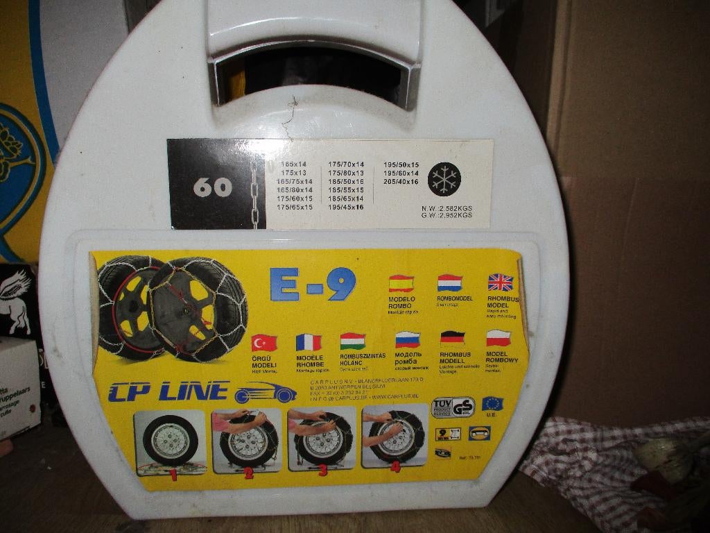 Sneeuwkettingen, Ophalen, Nieuw