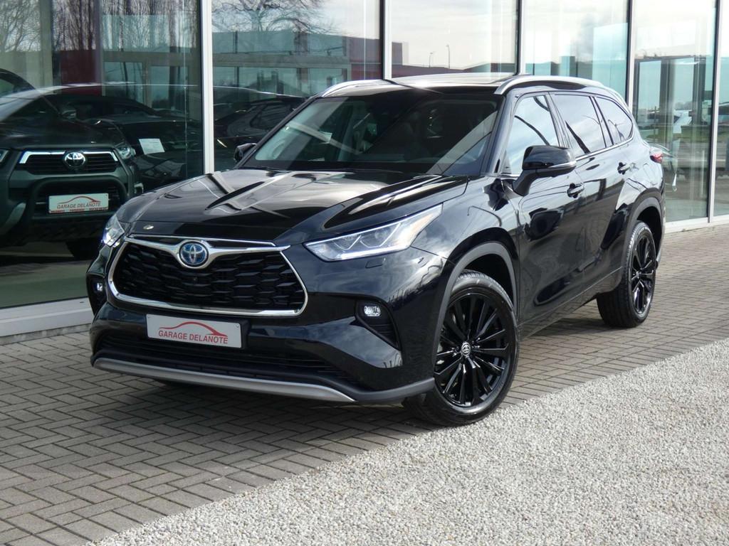 Toyota highlander Hybrid AWD Premium Plus 7PL +Trekhaak +PAN, Autos, Toyota, Cuir, Achat, 2487 cm³, Euro 6