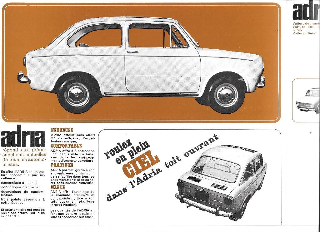 NECKAR ADRIA, 1967, Enlèvement ou Envoi, Comme neuf, Autres marques