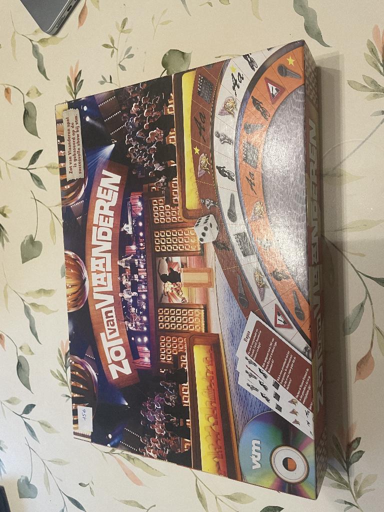 gezelschapsspelletjes; Zoom in, zot van Vlaanderen, Baantjer, Ophalen, Gebruikt