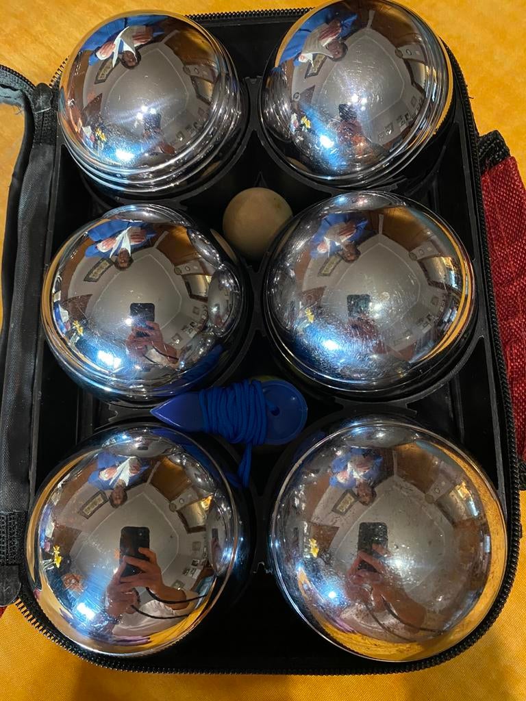 Petanque ballen in ijzer, Ophalen of Verzenden, Zo goed als nieuw