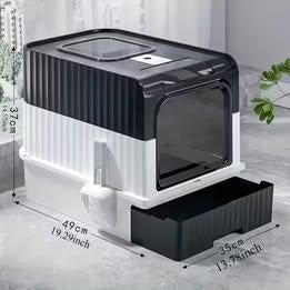 Litière pour chat extra-large ( Nouvelle ), Animaux & Accessoires, Enlèvement ou Envoi, Neuf, Fermé