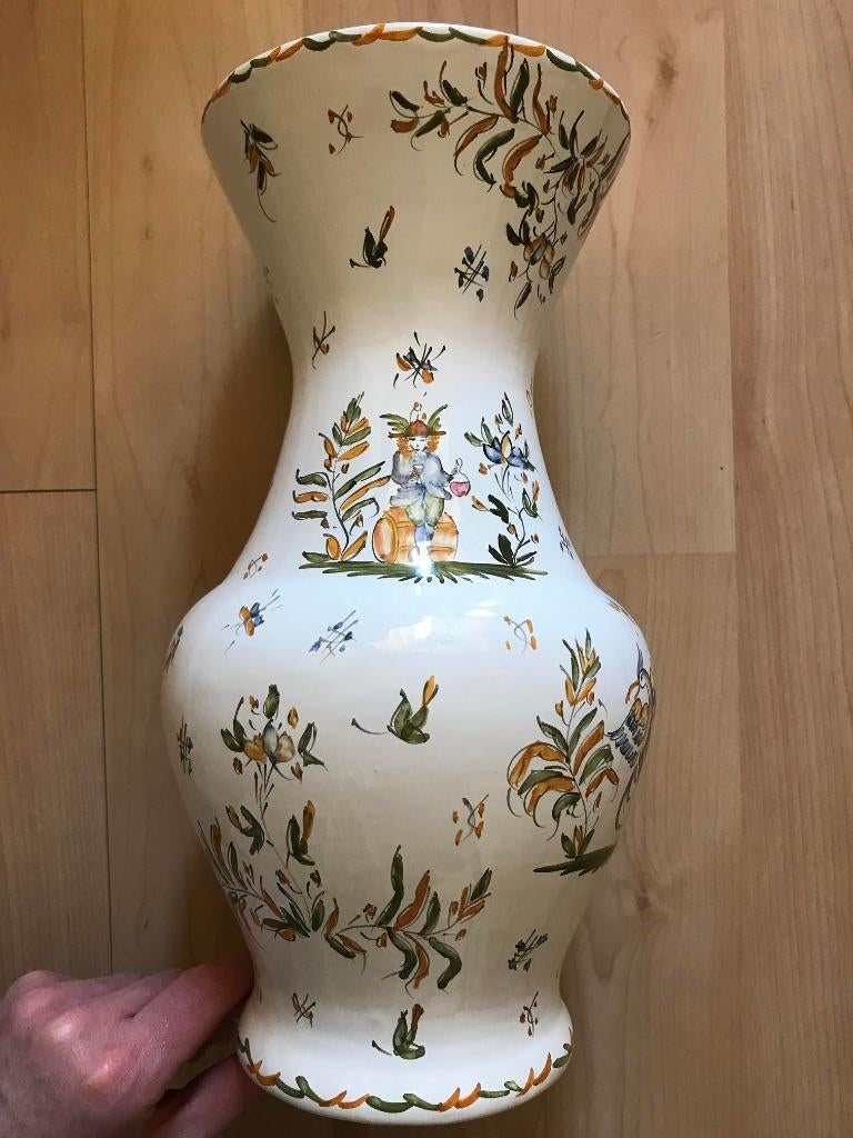 Moustiers aardewerken vaas, Antiek en Kunst, Ophalen of Verzenden