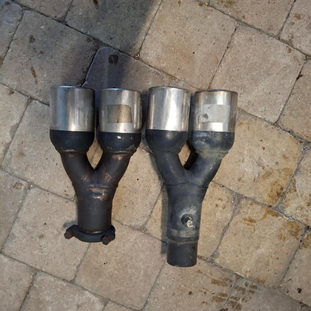 Uitlaat eindstukken, uitlaat sierstukken van Porsche en ..., Auto-onderdelen, Uitlaatsystemen, Ophalen of Verzenden, Gebruikt