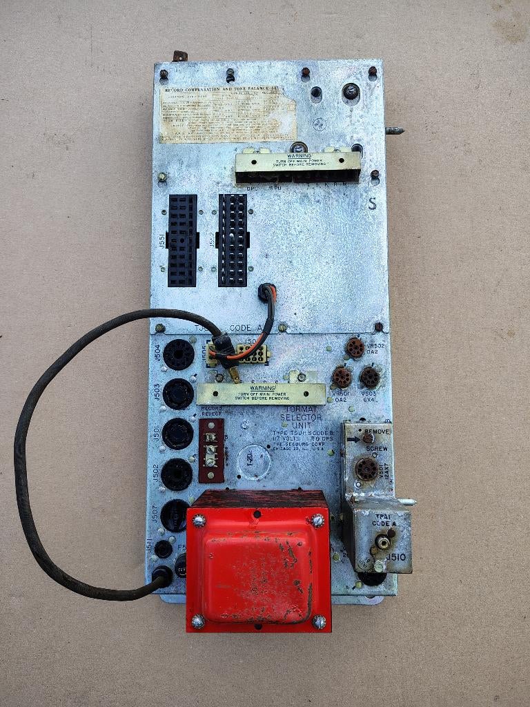 Selectie Unit/ TSU1 Seeburg Channel/ 222 (1959) jukebox, Verzamelen, Automaten | Jukeboxen, Verzenden, Seeburg