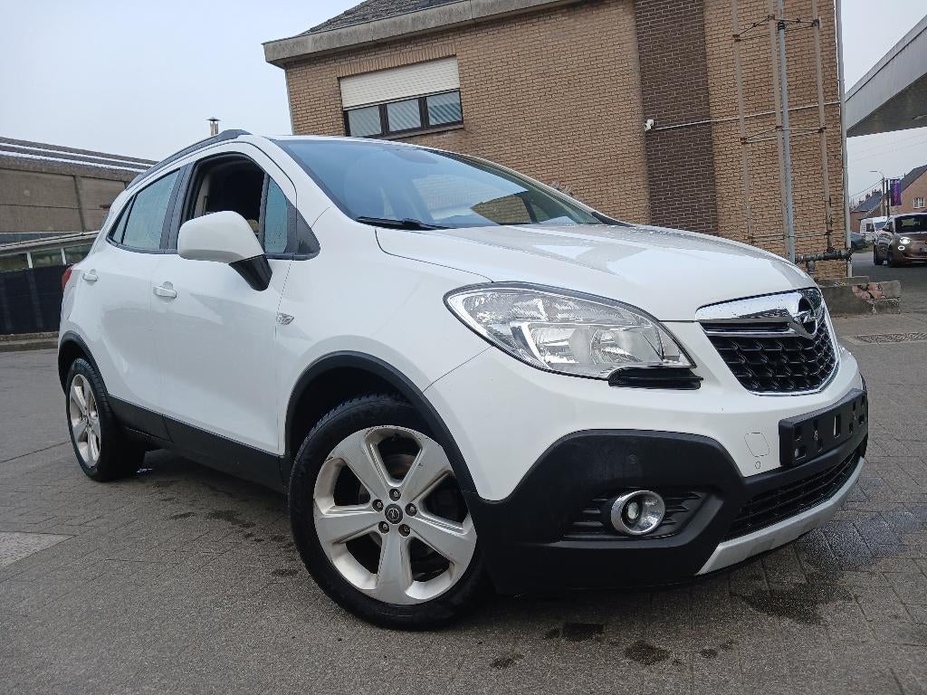 OPEL MOKKA/1700cc DIESEL/GEKEURD/12 MA GARANTIE, Auto's, Opel, Euro 5, Monovolume, USB, Wit