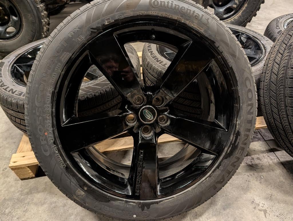 Set velg Land Rover Defender 22" LR174447, Auto-onderdelen, Banden en Velgen, Ophalen, Gebruikt, 275 mm, Banden en Velgen
