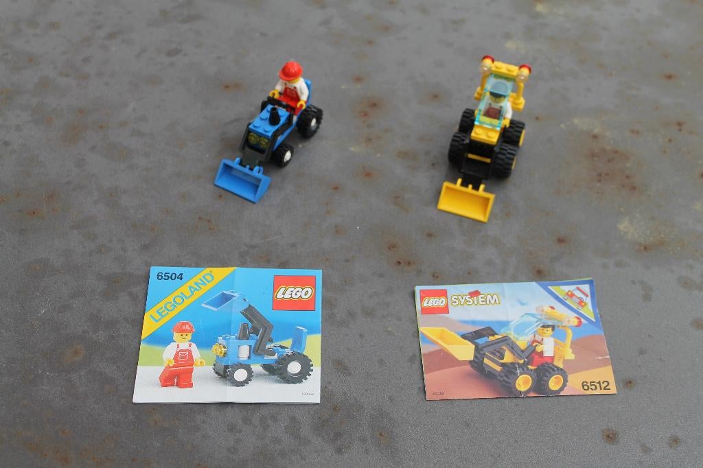 Tracteur Lego 6504 et chargeur paysager Lego 6512, Enfants & Bébés, Jouets | Duplo & Lego, Enlèvement ou Envoi, Ensemble complet