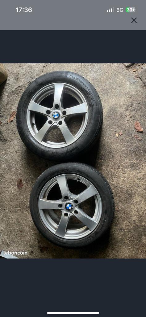 Jantes BMW 16 pouces, Autos : Pièces & Accessoires, 16 pouces, Pneu(s), Enlèvement, Utilisé