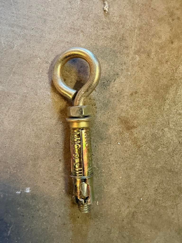 Lot de 80 vis œillet à ancrage, Bricolage & Construction, Enlèvement, Comme neuf, Vis