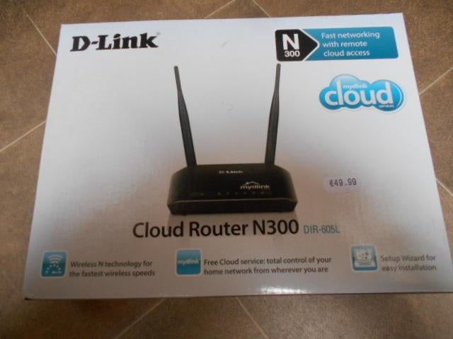 Cloud router - D-Link N 300., Computers en Software, Routers en Modems, Ophalen of Verzenden, Zo goed als nieuw, Router
