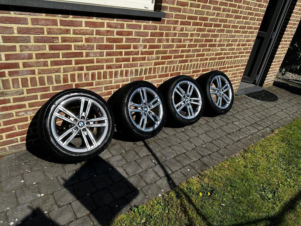 ORIGINELE BMW 1 serie F40, 2 serie F44   -550M 17” Velgen, Ophalen, Gebruikt, 17 inch, Winterbanden