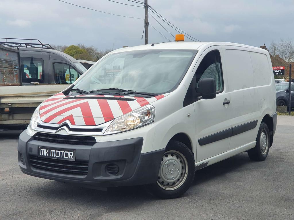 Citroën Jumpy 1.6 DIESEL 90CV - 1ER MAIN - FULL CARNET, Voorwielaandrijving, Stof, Gebruikt, Citroën
