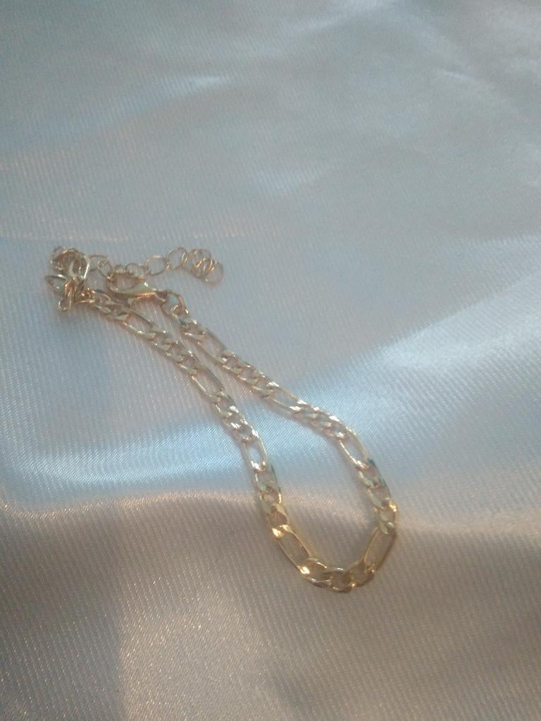 Verguld armbandje met brede schakels, Ophalen of Verzenden, Nieuw, Goud, Goud